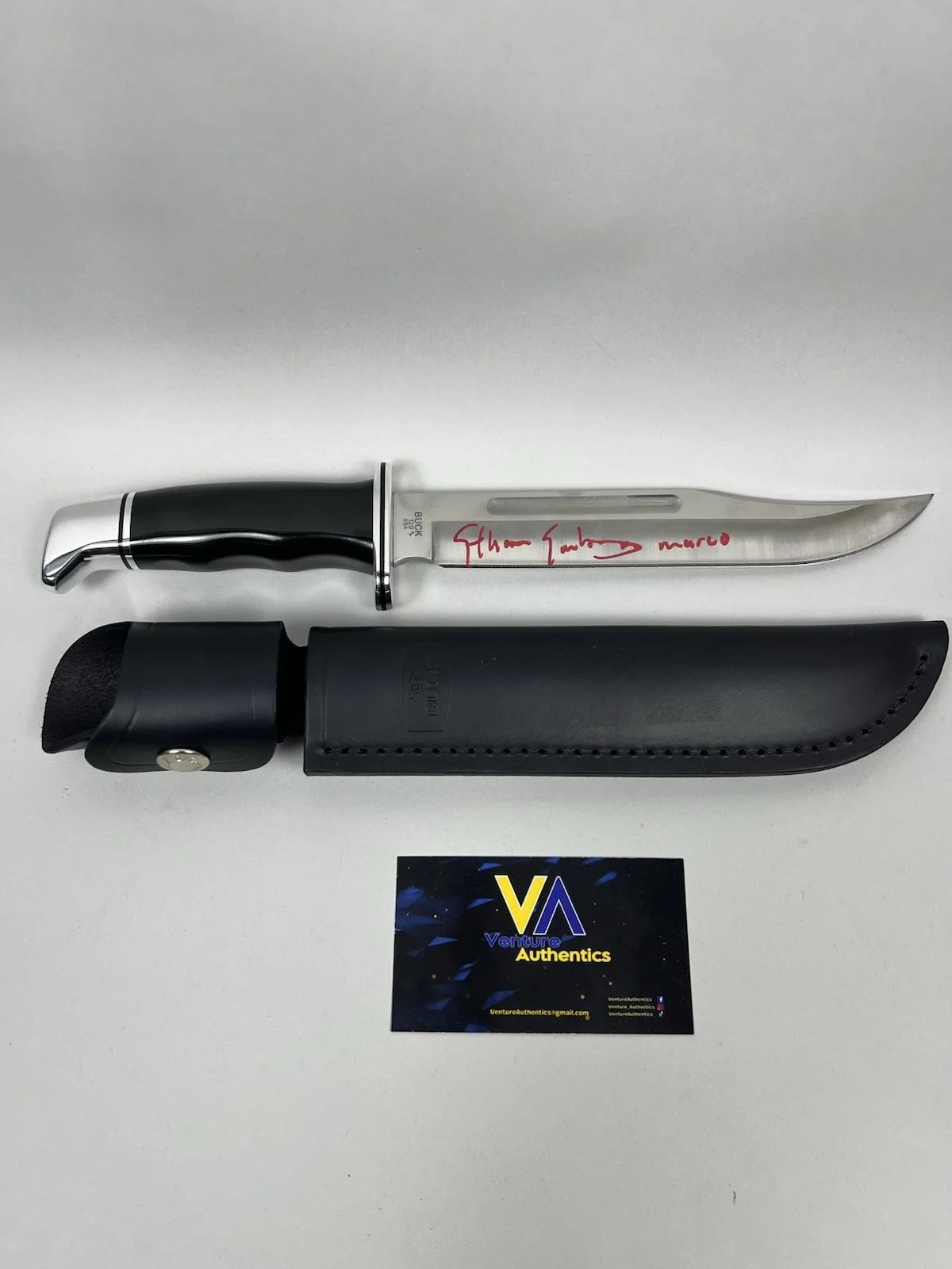 Ethan Embry — Ethan Embry Signed Buck 120 Knife Scream 7 w/ JSA WITNESS COA