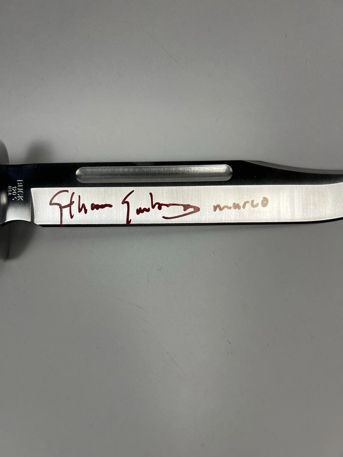 Ethan Embry — Ethan Embry Signed Buck 120 Knife Scream 7 w/ JSA WITNESS COA, image 2