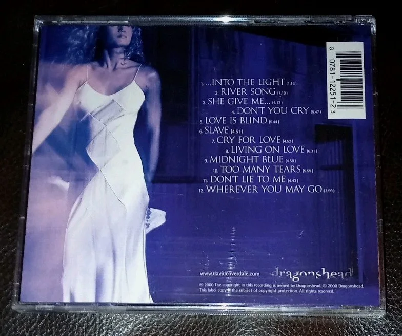 David Coverdale Signed Rare CD Into The Light *Whitesnake, Deep Purple HOFer, image 3