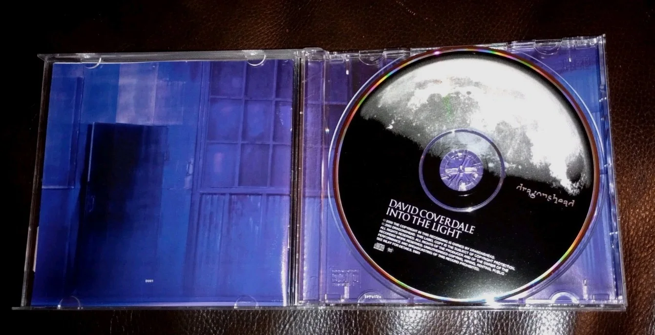 David Coverdale Signed Rare CD Into The Light *Whitesnake, Deep Purple HOFer, image 4