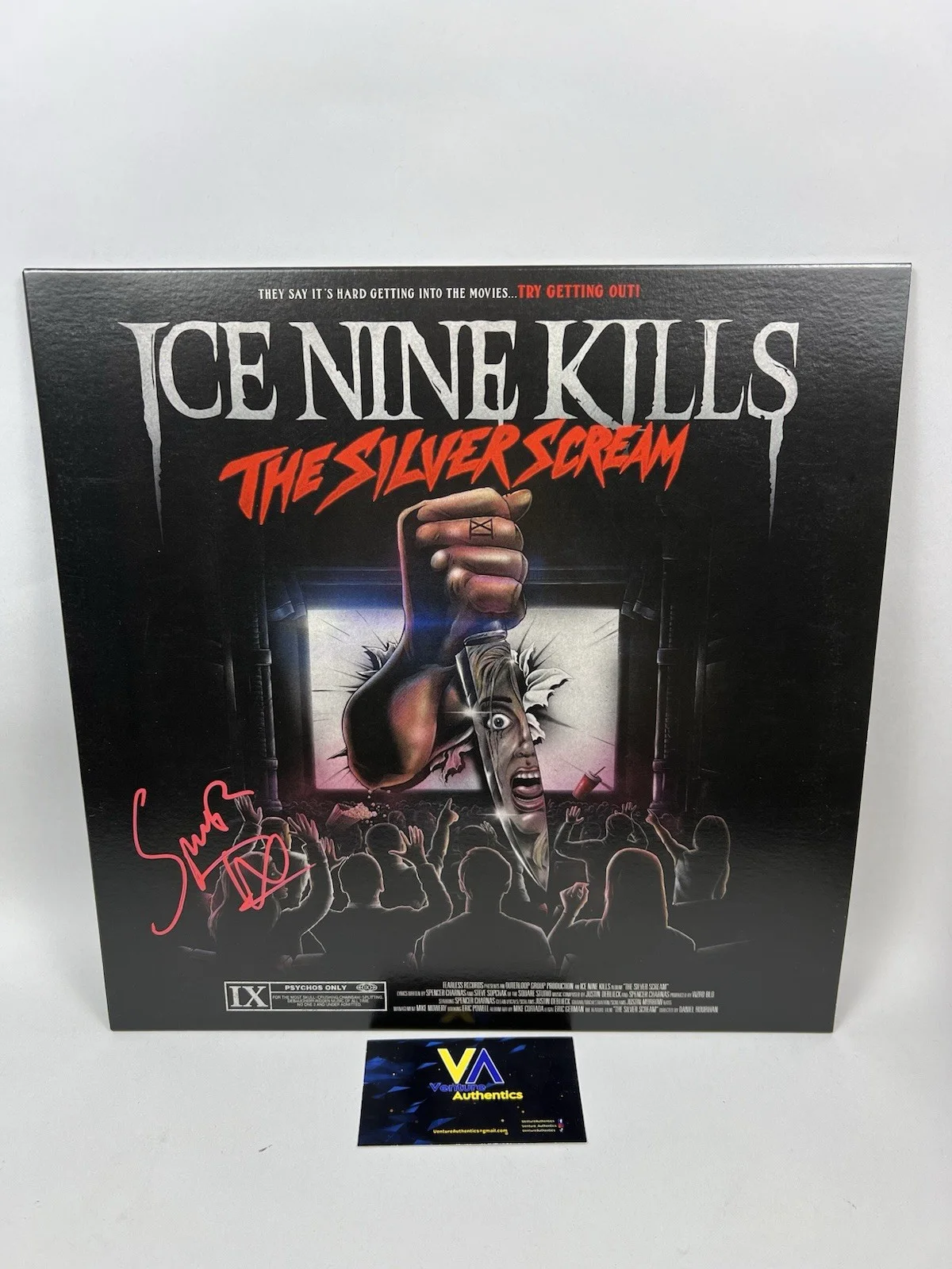 Spencer Charnas Signed The Silver Scream Ice Nine Kills Vinyl w/ JSA WITNESS COA, image 2