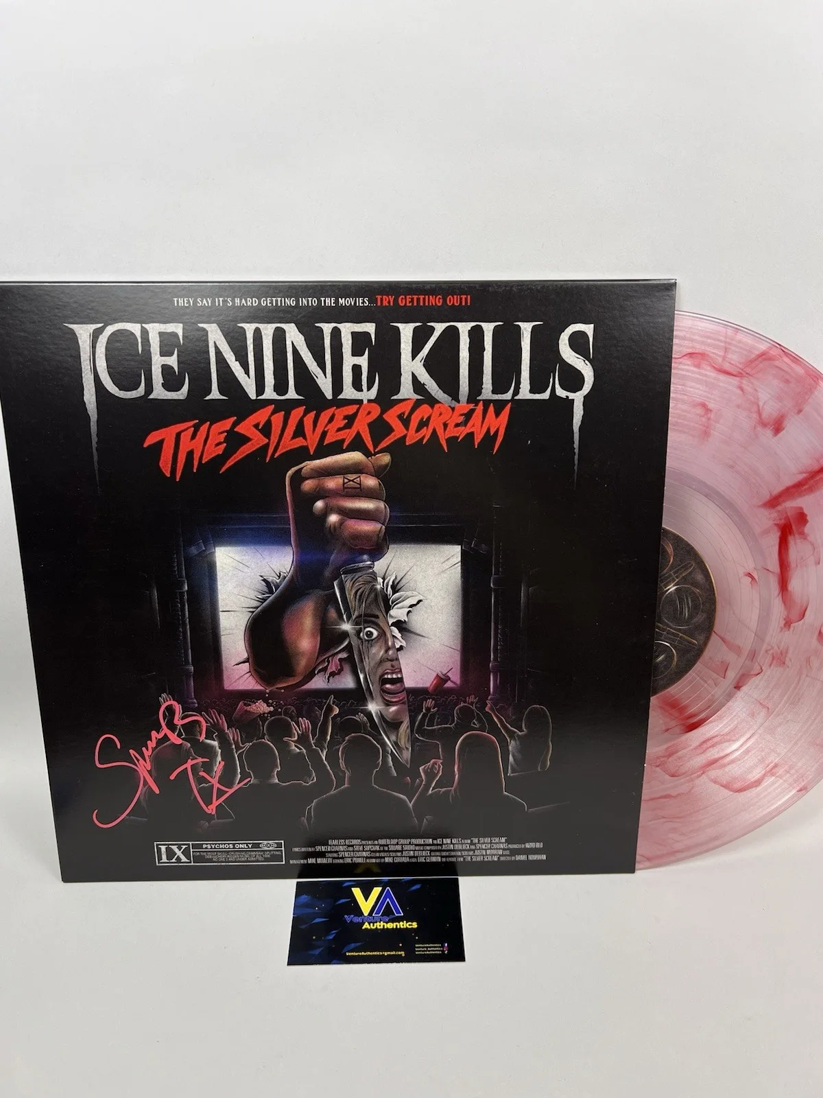 Spencer Charnas Signed The Silver Scream Ice Nine Kills Vinyl w/ JSA WITNESS COA, image 4
