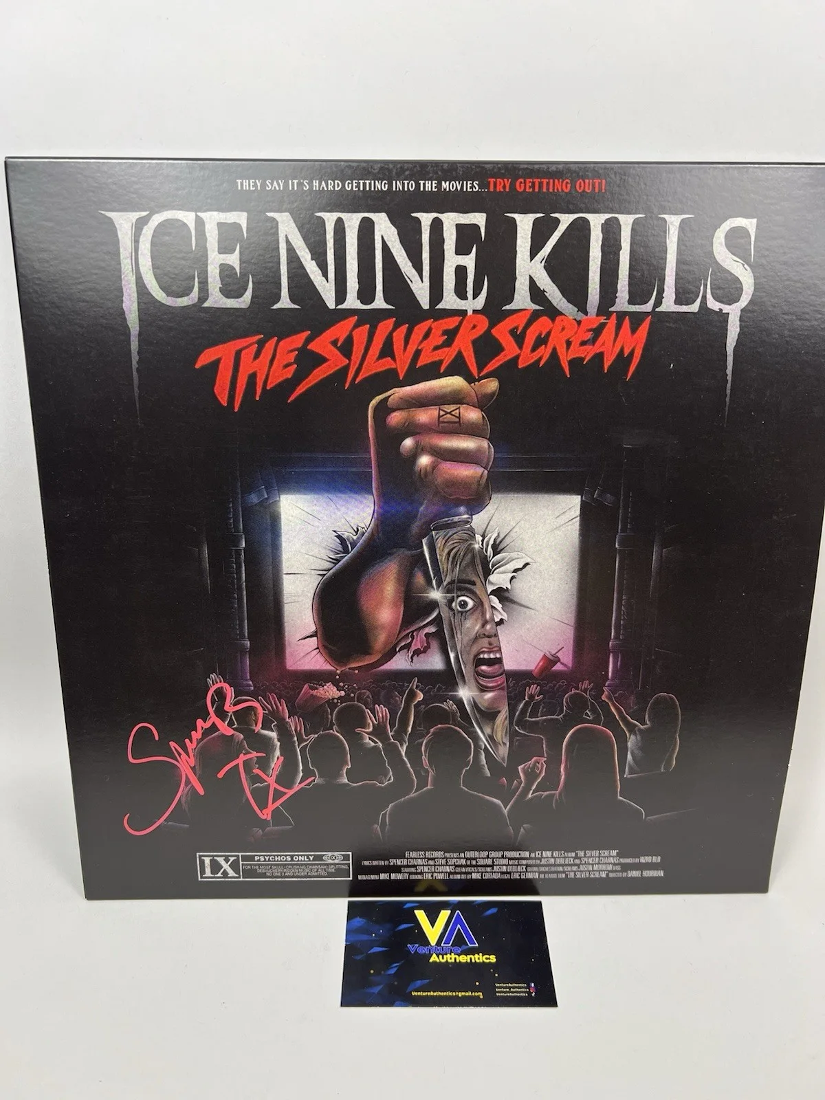 Spencer Charnas Signed The Silver Scream Ice Nine Kills Vinyl w/ JSA WITNESS COA, image 5