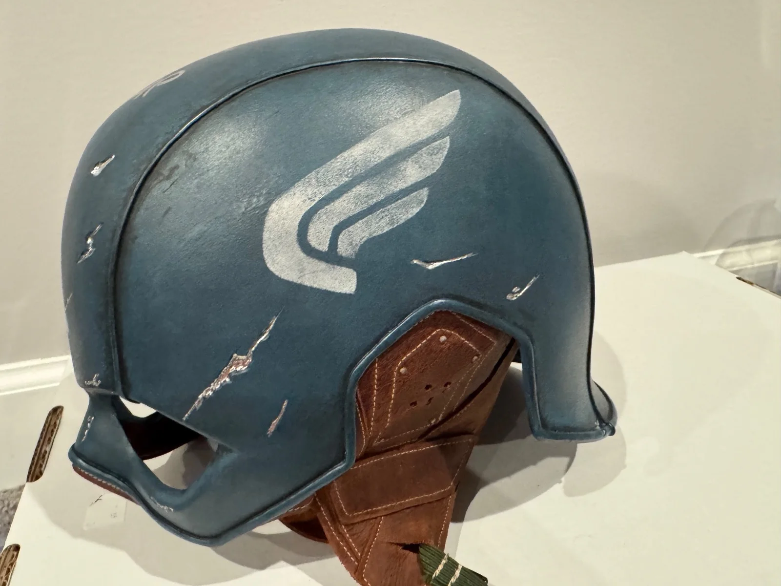 Chris Evans — Chris Evans custom made autographed helmet with inscription “Cap”, image 4