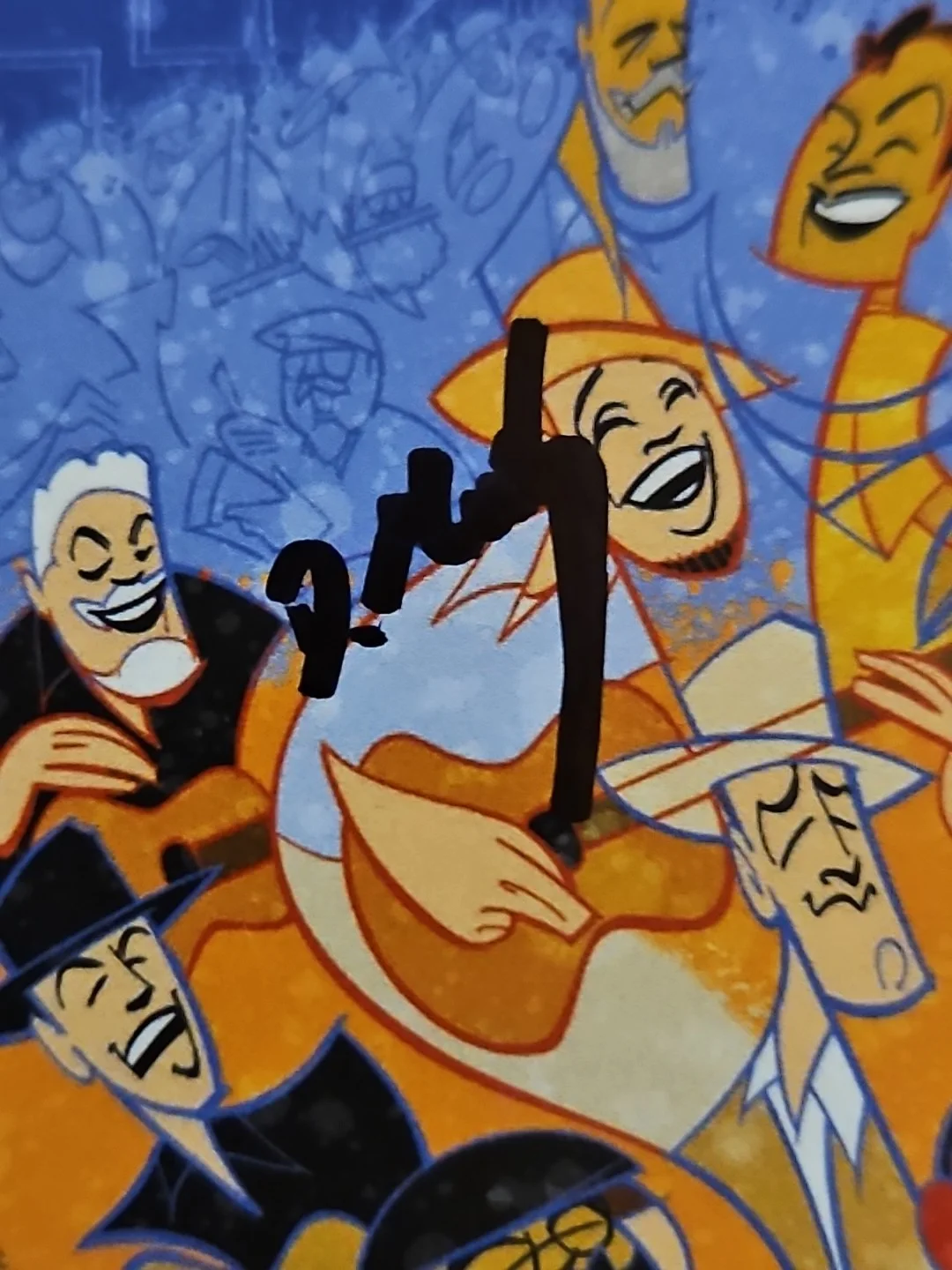 Isa Antonetti, Da'Von T Moody, Jaleel Battles Jr — Buena Vista Social Club Signed Lights Of Broadway Card - 3 Signatures, изображение 2