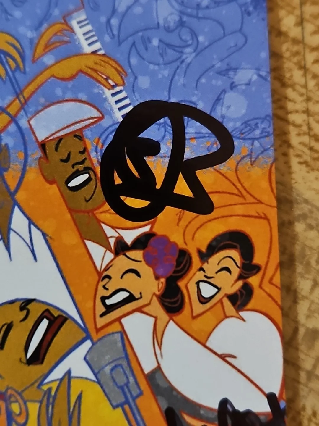 Isa Antonetti, Da'Von T Moody, Jaleel Battles Jr — Buena Vista Social Club Signed Lights Of Broadway Card - 3 Signatures, изображение 3