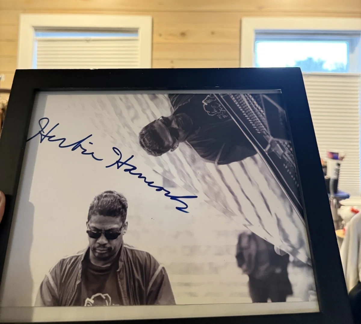 Herbie Hancock — Herbie Hancock SIGNED ORIGINAL MOVIE PHOTOGRAPH (autographed)