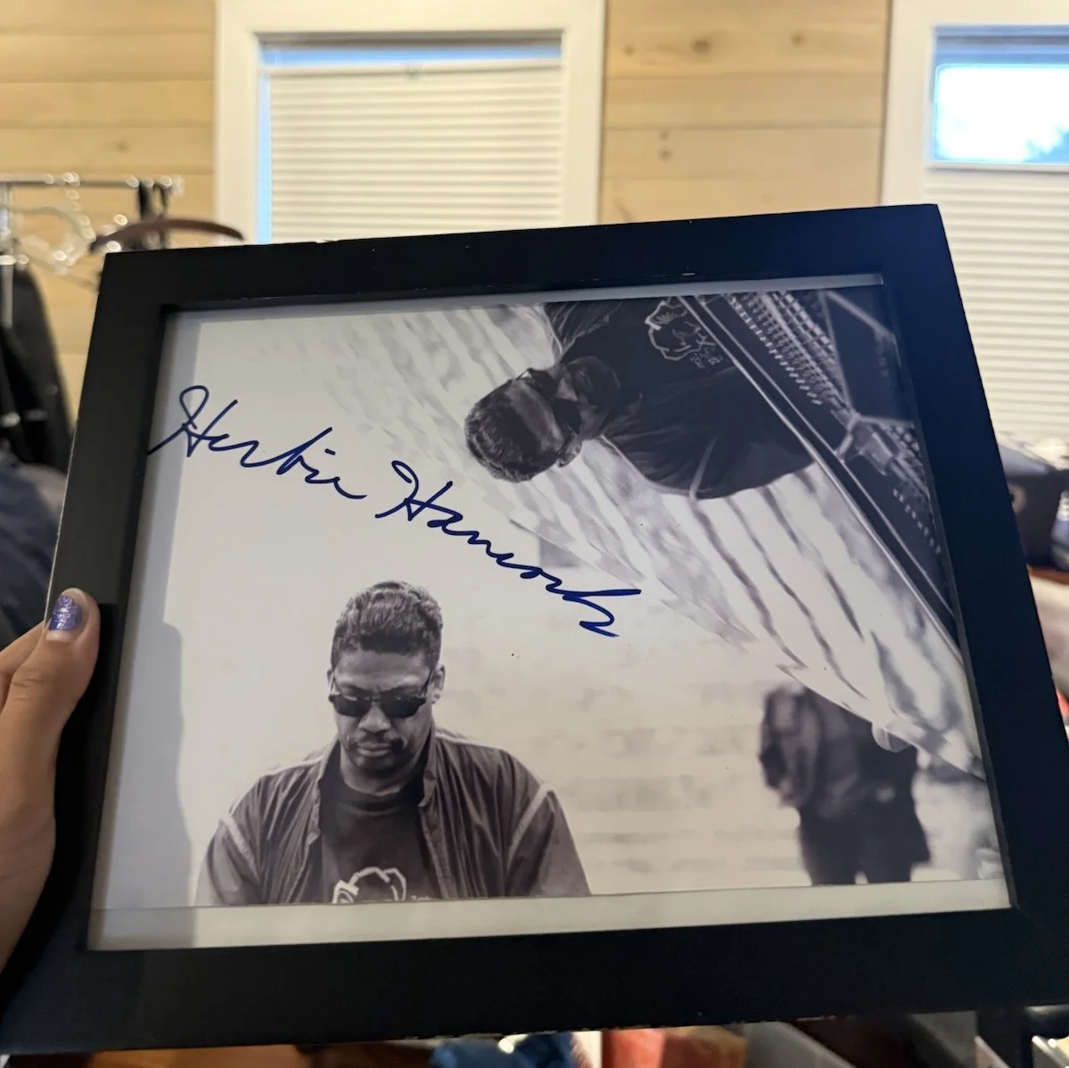 Herbie Hancock — Herbie Hancock SIGNED ORIGINAL MOVIE PHOTOGRAPH (autographed), image 2