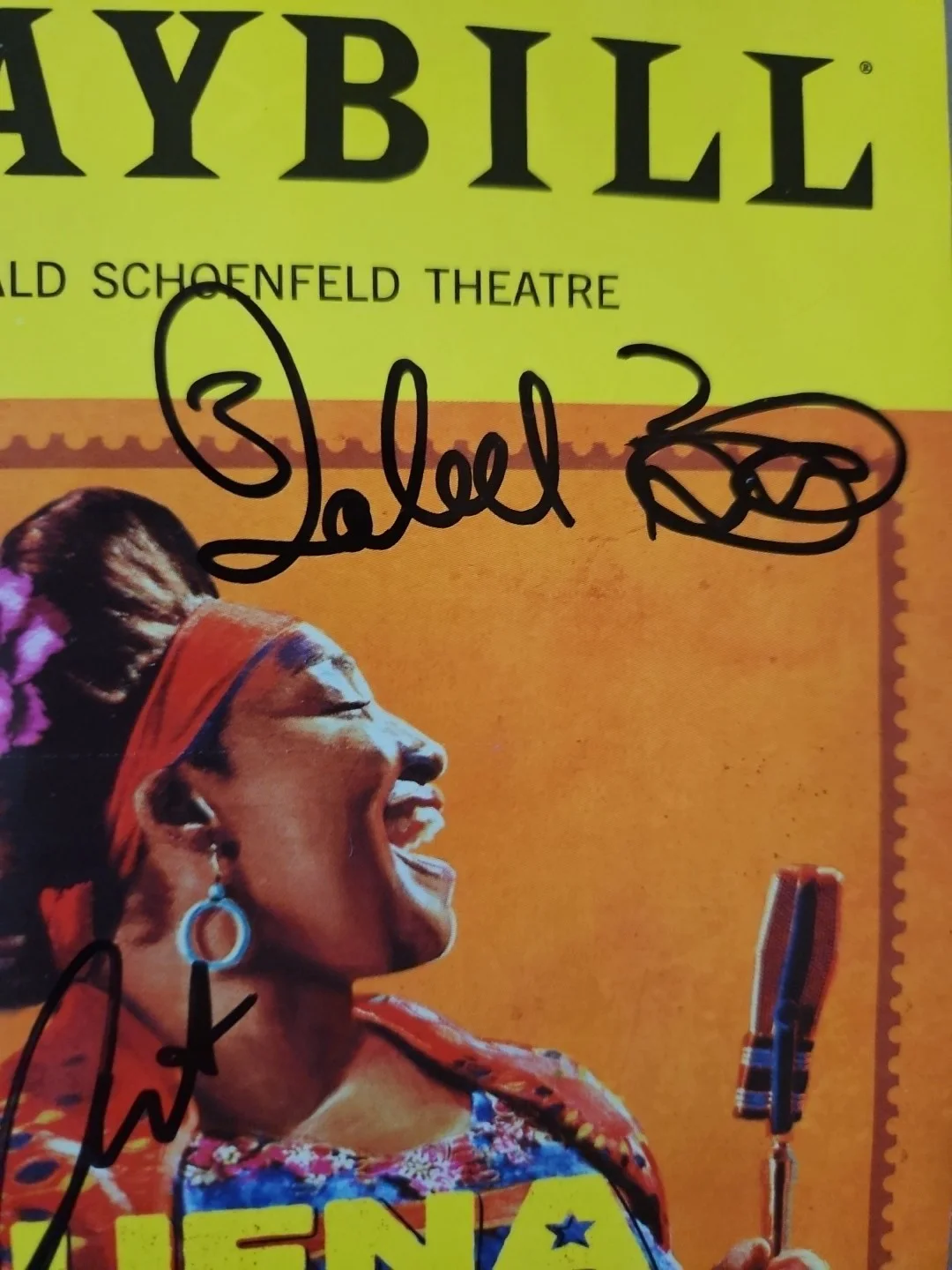 Isa Antonetti, Da'Von T Moody, Jaleel Battles Jr — Buena Vista Social Club Signed Playbill Plus Insert - 3 Signatures, изображение 4