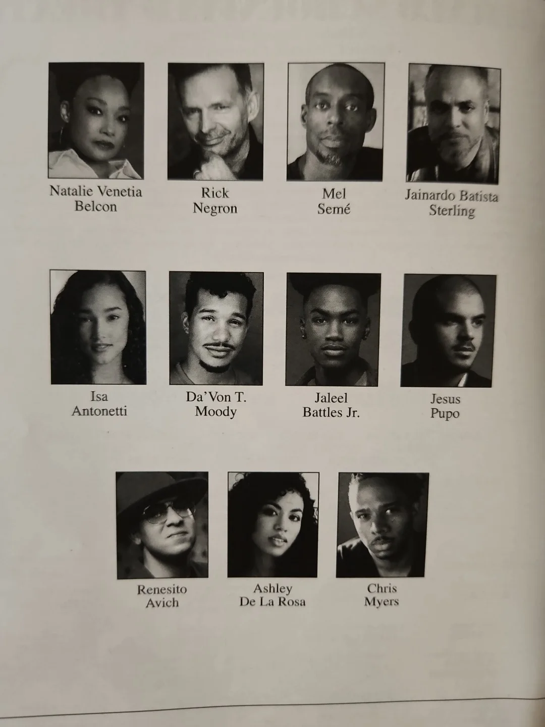 Isa Antonetti, Da'Von T Moody, Jaleel Battles Jr — Buena Vista Social Club Signed Playbill Plus Insert - 3 Signatures, изображение 5