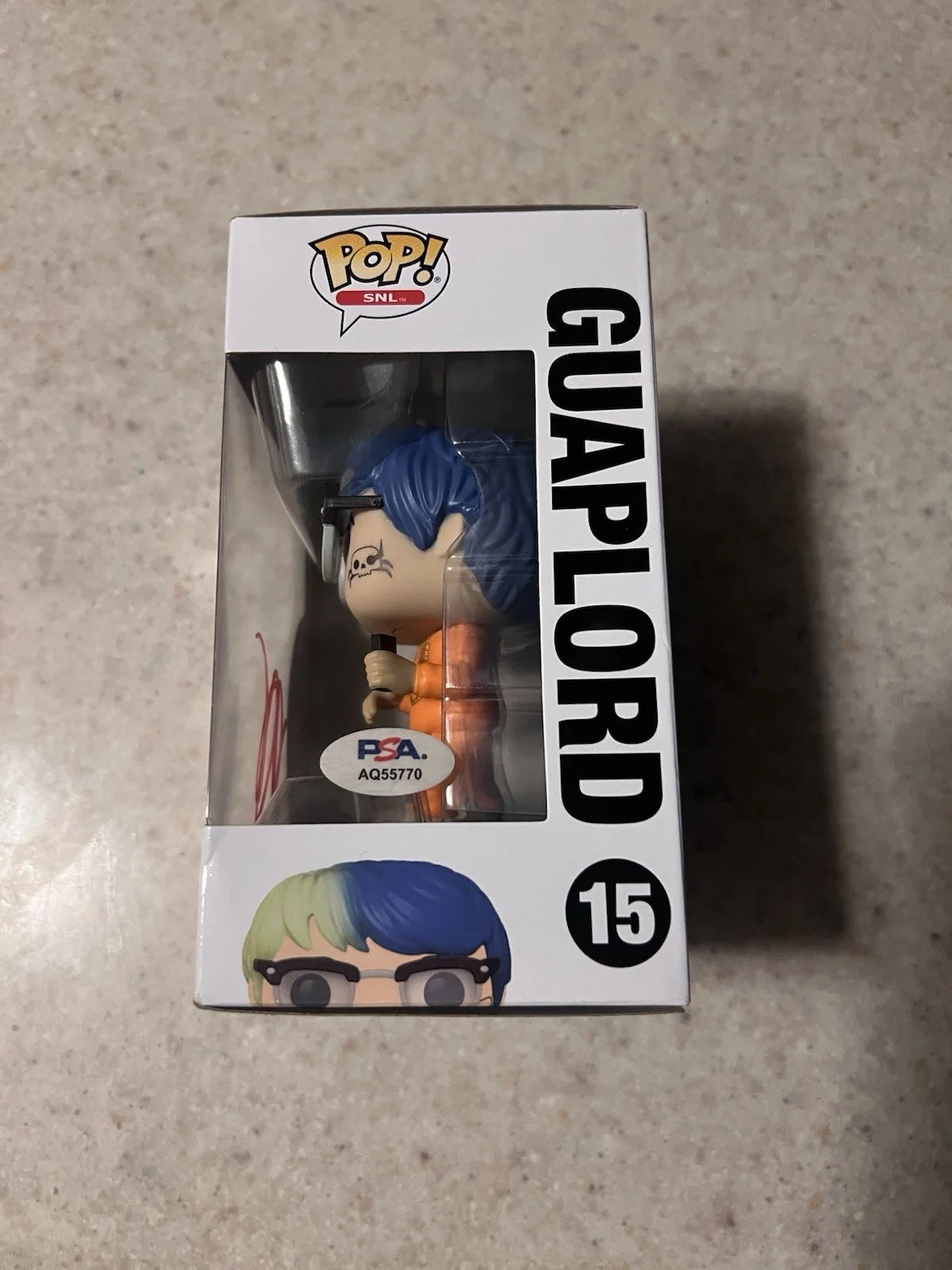 Pete Davidson — Pete Davidson Signed Funko Pop PSA / DNA COA Guaplord SNL #15 Autograph Auto, изображение 4