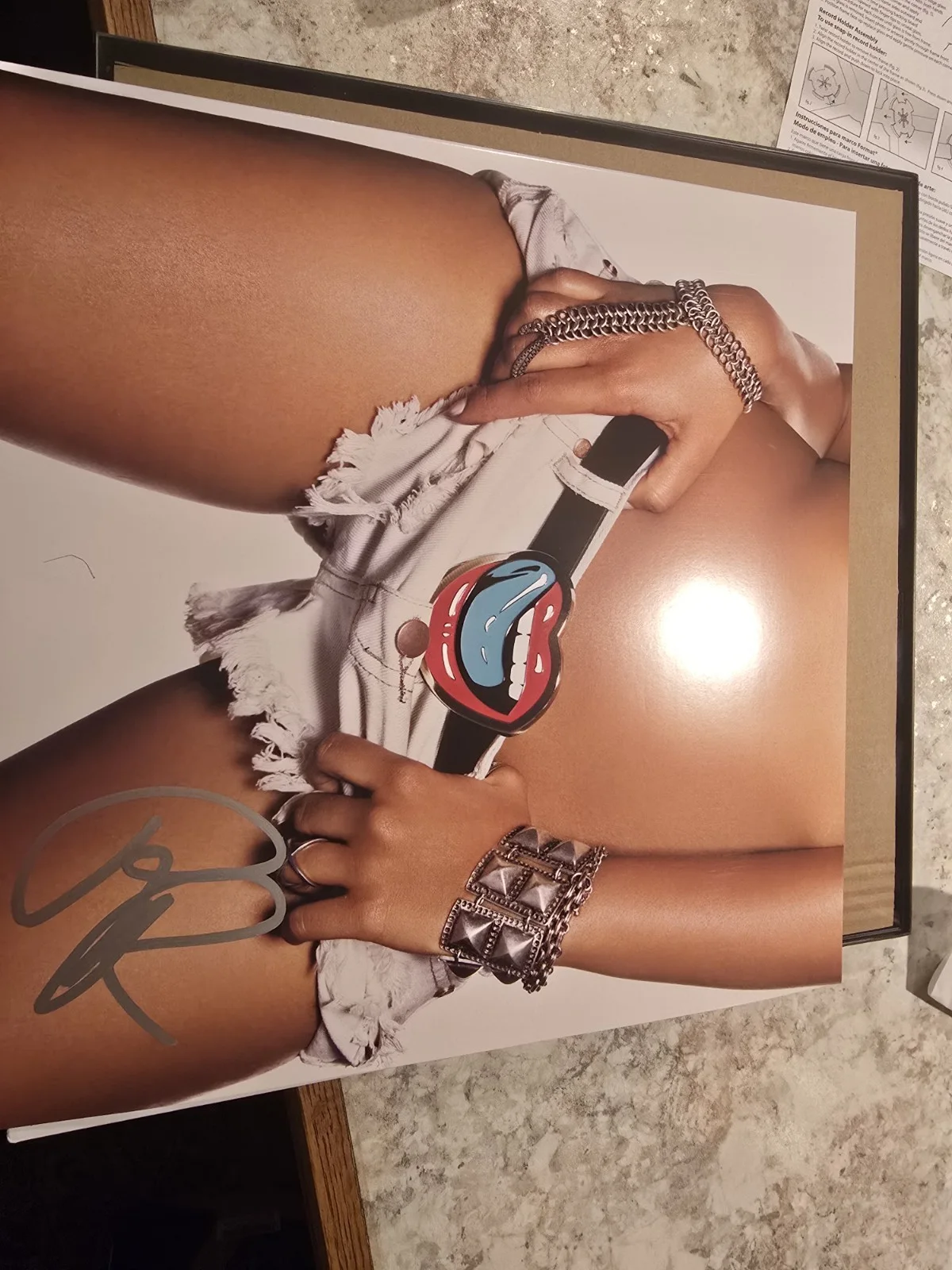 Ronnie Radke Autographed Pink Splatter Just Like You Original Vinyl Record Album, изображение 2