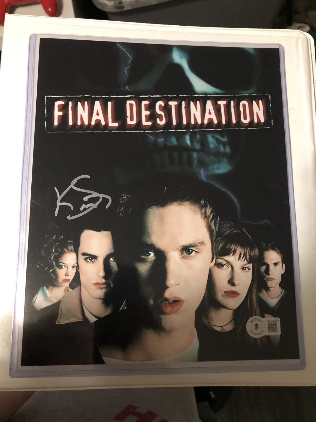 KERR SMITH — Kerr Smith autographed signed Final Destination 8x10 photo Beckett COA Horror, изображение 2