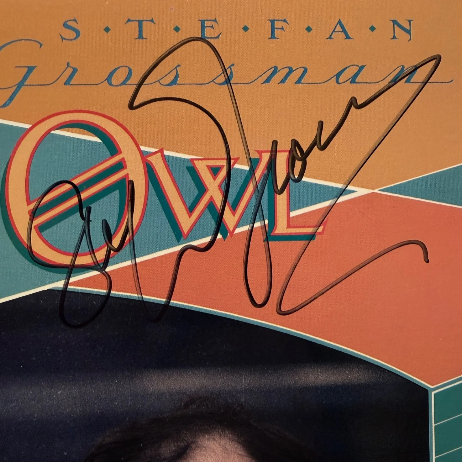 AUTOGRAPHED - JOHN RENBOURNE / STEFAN GROSSMAN "Snap A Little Owl" VINYL LP NM, image 4