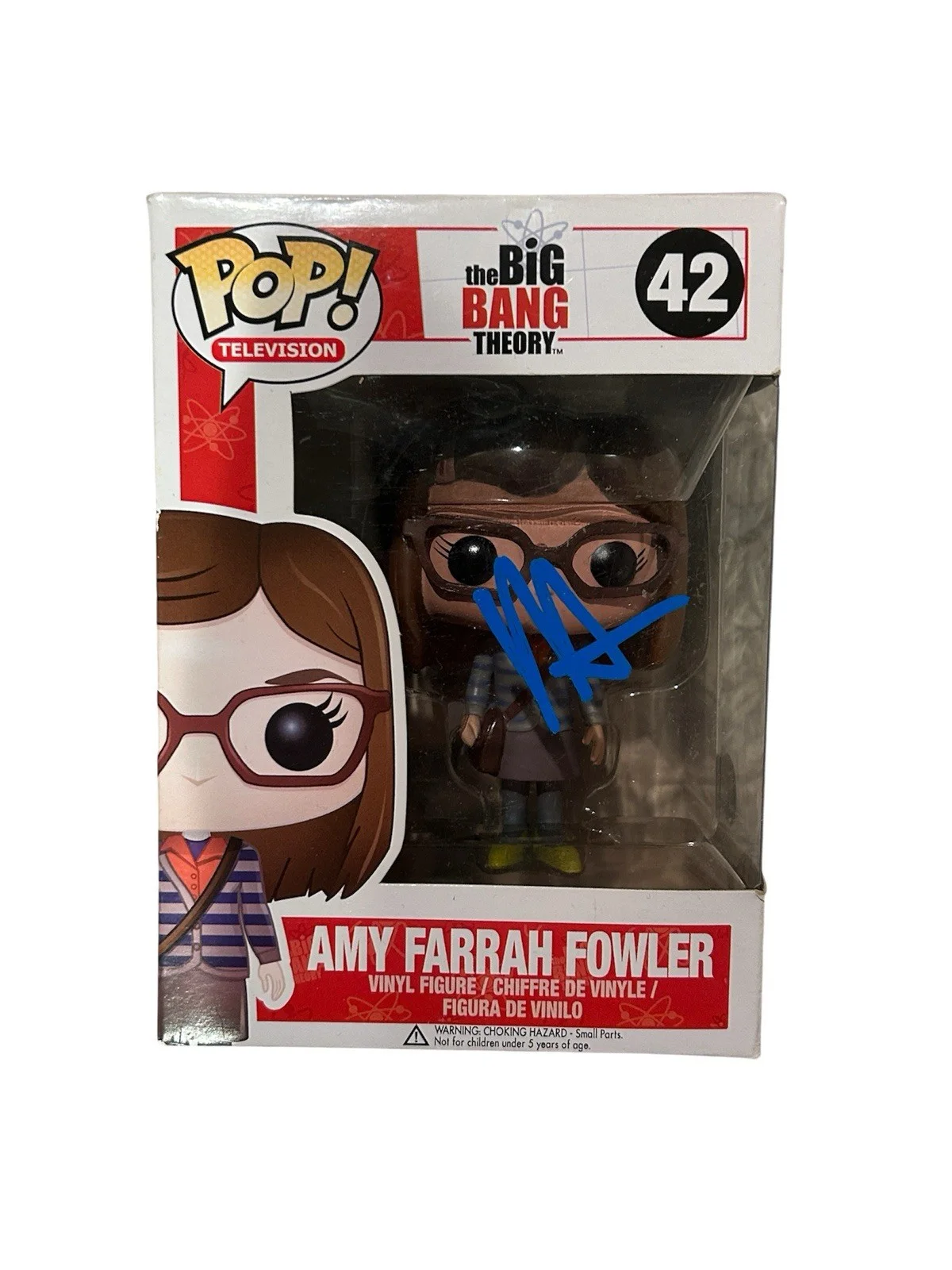 MAYIM BIALIK SIGNED BIG BANG THEORY AMY FARRAH FOWLER FUNKO BECKETT COA, image 2