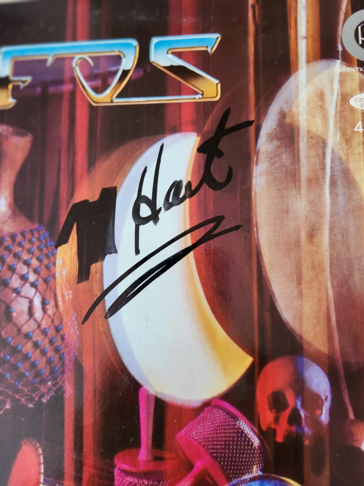 Mickey Hart Autographed Vinyl LP Album Dafos. Grateful Dead, image 2