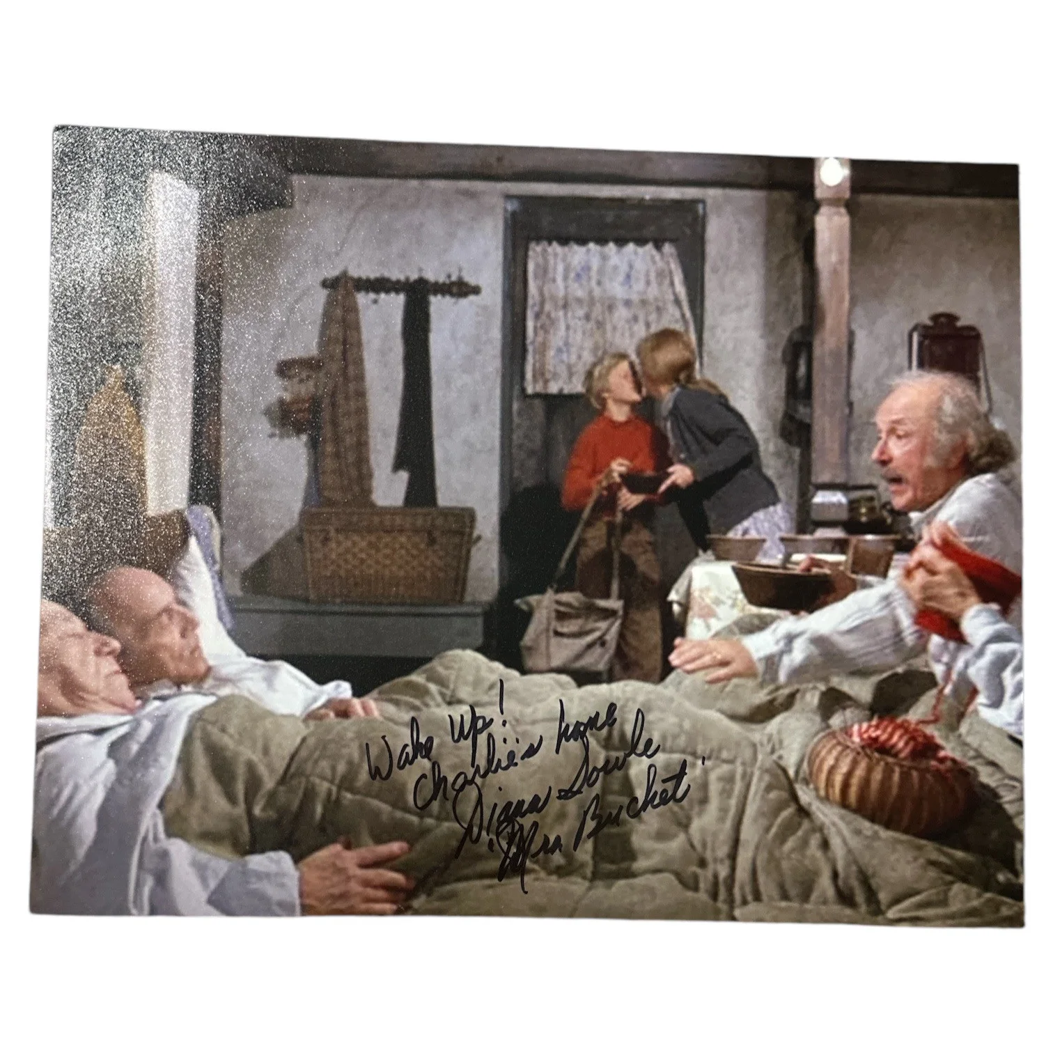Diana Sowle — Diana Sowle (d. 2018) Autograph 8x10 Photo! Mrs. Bucket Willy Wonka! W/ Quote!
