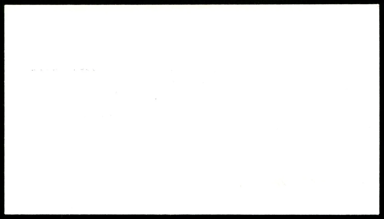 David Letterman First 1st Day Cover Signed Auto -Rare Autograph, image 2