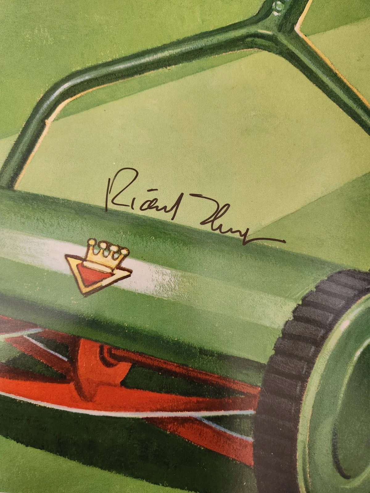 Richard Thompson Poster Autographed Mock Tudor Promo Fairport Convention, image 2