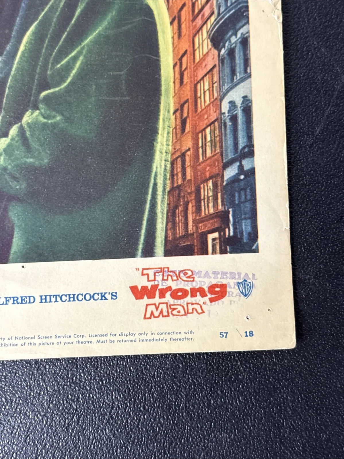 Vera Miles — 1956 The Wrong Man Lobby Card Signed Henry Fonda Alfred Hitchcock Film 11x14, изображение 4