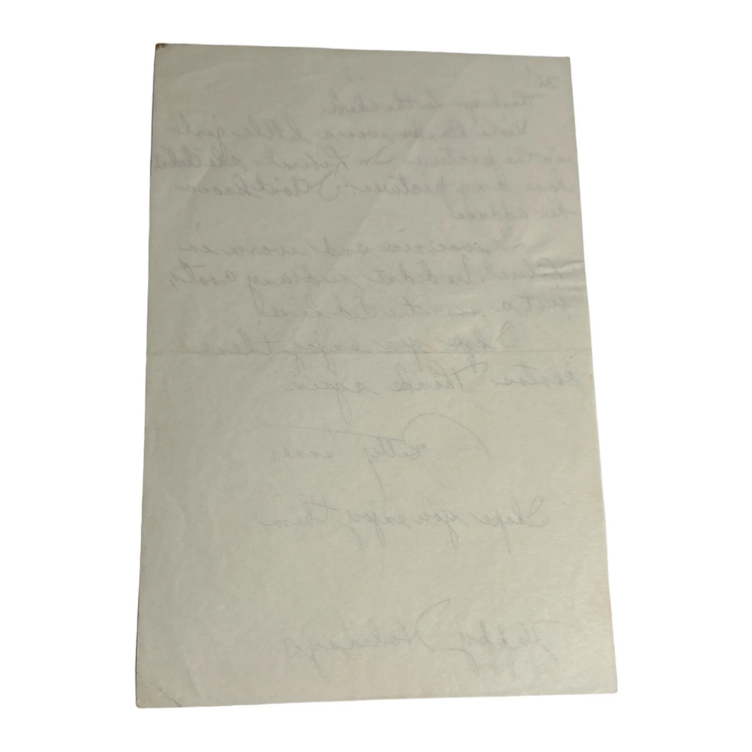 Betty Tanner — Betty Tanner (d. 1994) Handwritten Letter w/ Autograph Munchkin on Wizard of Oz!, image 3