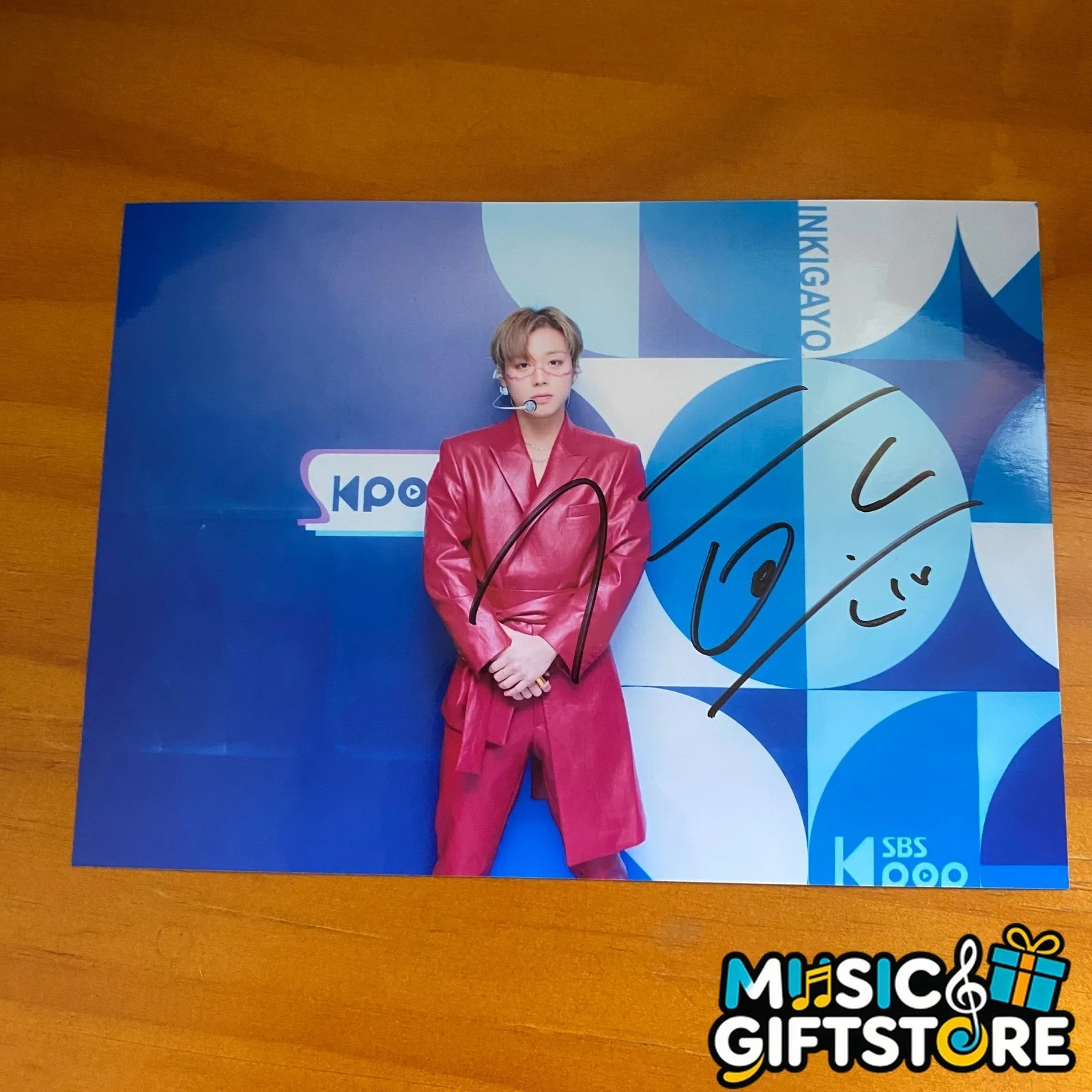 PARK JI HOON Autographed Signed Photo 4*6 K-POP COLLECTION 2025F #MUGS, изображение 3