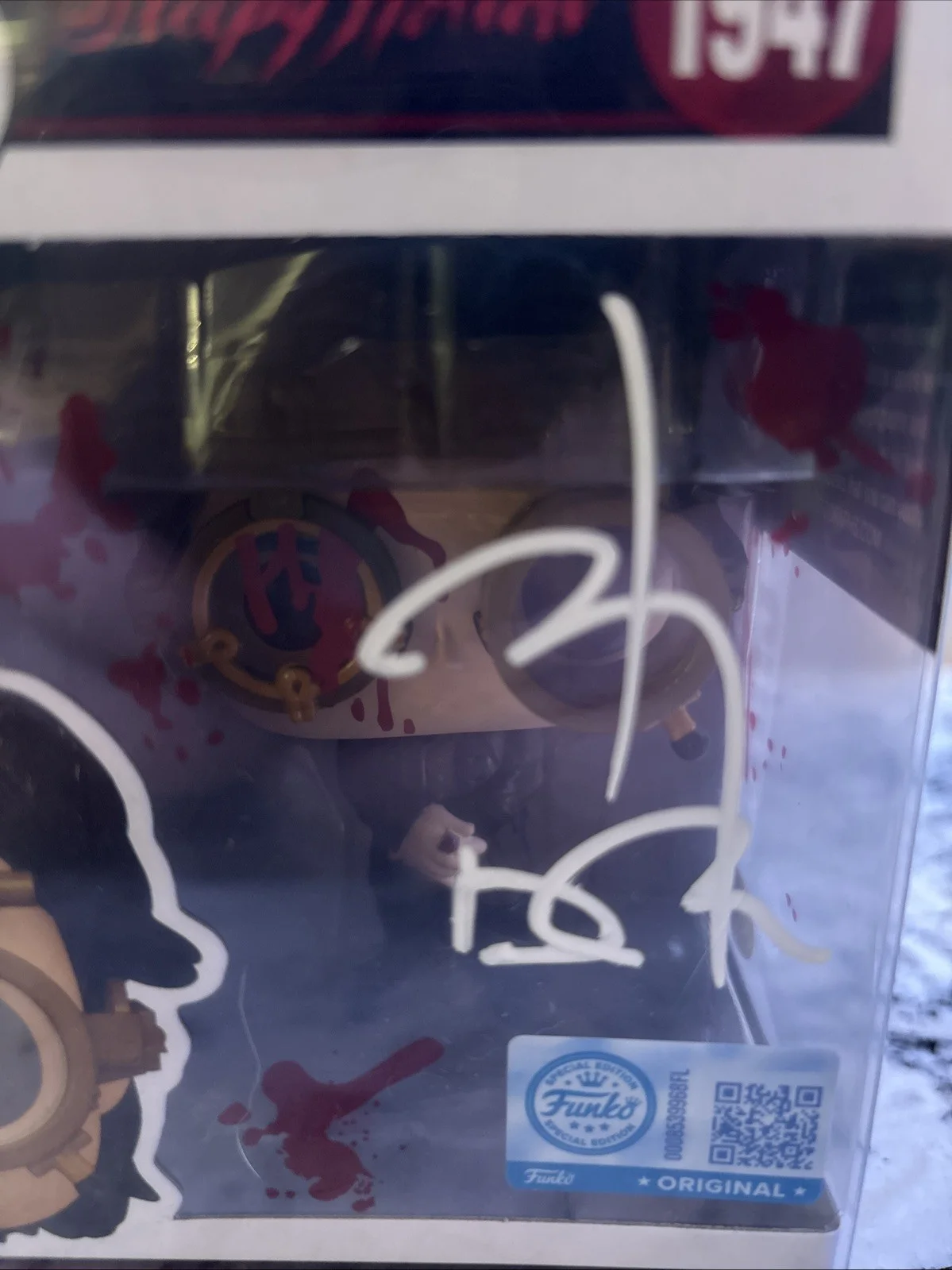 Johnny Depp — Johnny Depp Hand Signed Ichabod Crane Sleepy Hollow Funko Pop 1947 W/ COA, image 2