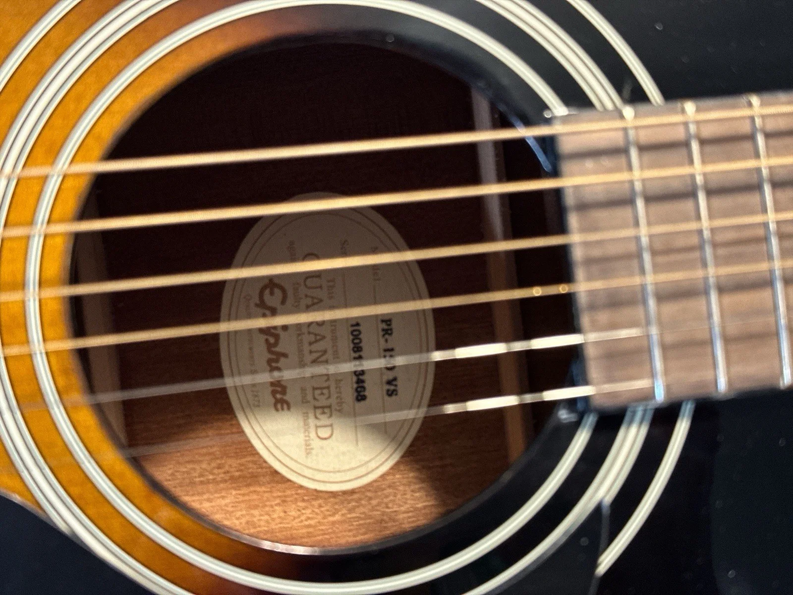Luke Bryan Autograph Signed Epiphone Acoustic Guitar w/ Hard Case & Proof Photos, изображение 3