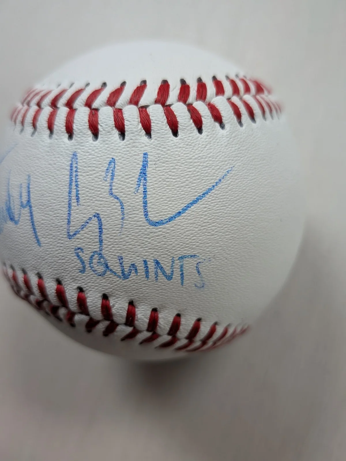 MARLEY SHELTON CHAUNCEY LEOPARDI 2x Signed Baseball Sandlot Inscription JSA COA, изображение 3