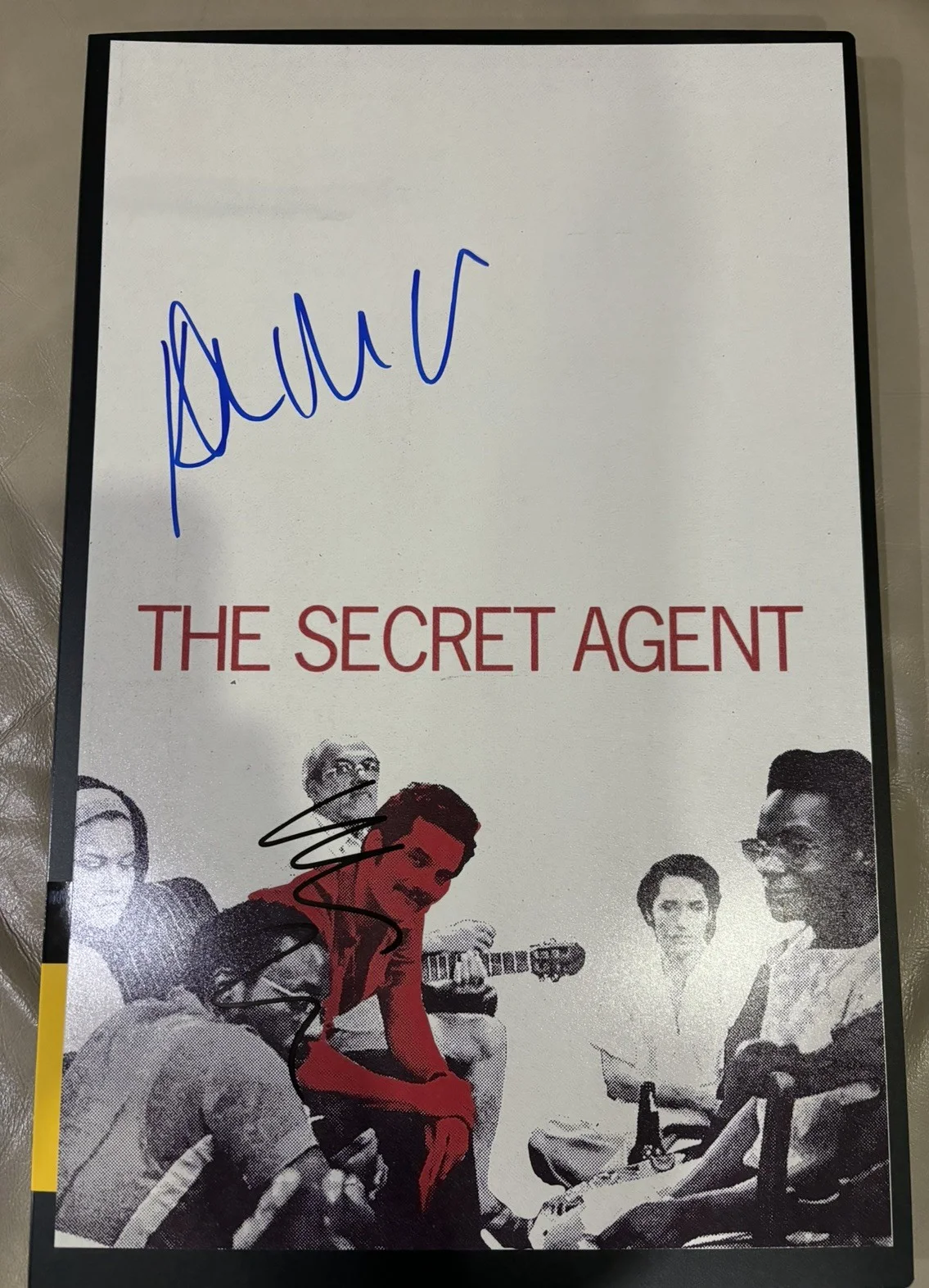 Wagner Moura and Kleber Mendonça Filho — The Secret Agent 11x17 Photo Signed by Wagner Moura and Kleber Mendonça Filho