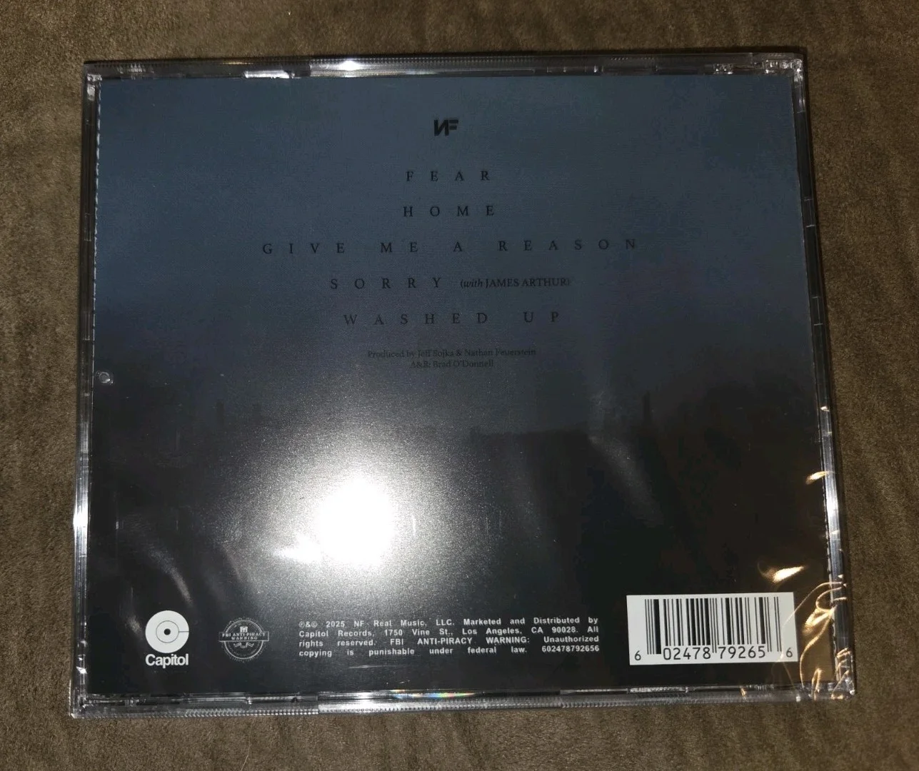 NF FEAR CD Signed Sealed New, image 2