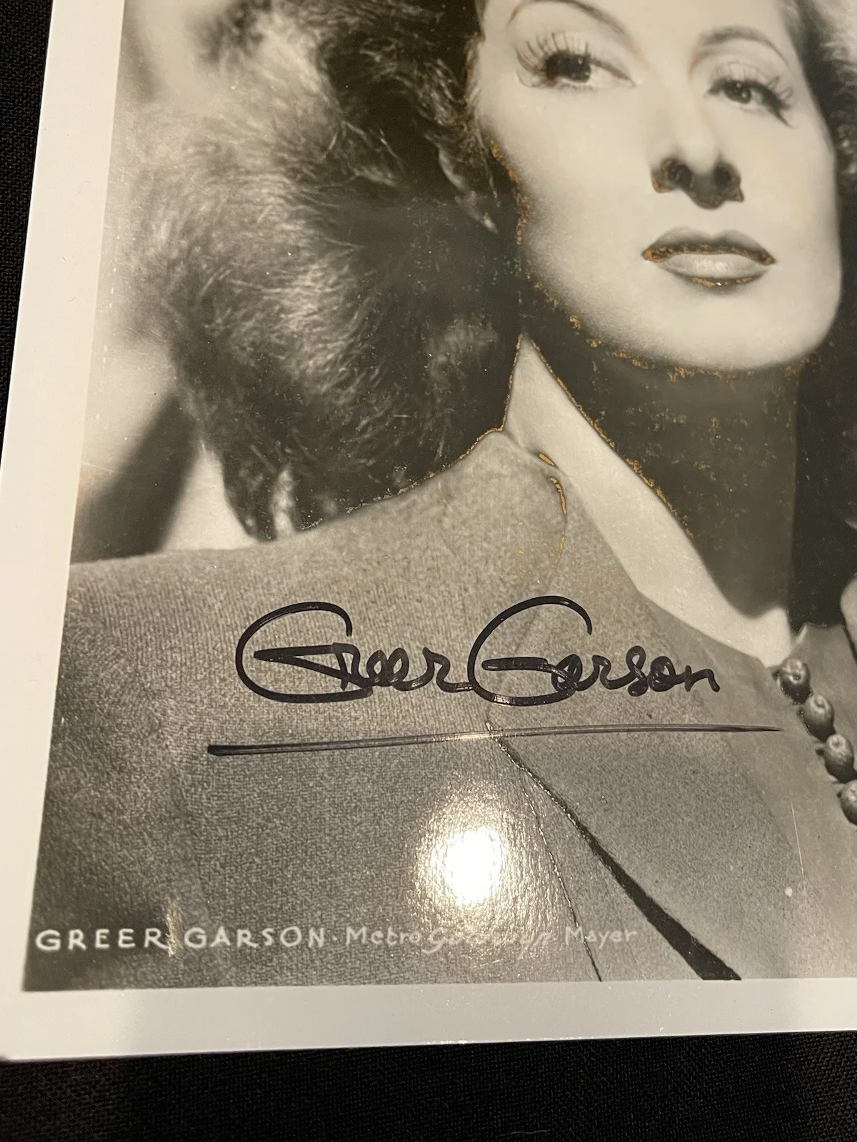 GREER GARSON Autographed Signed Studio Photo, 8x10 Glossy, Movie Star, изображение 2