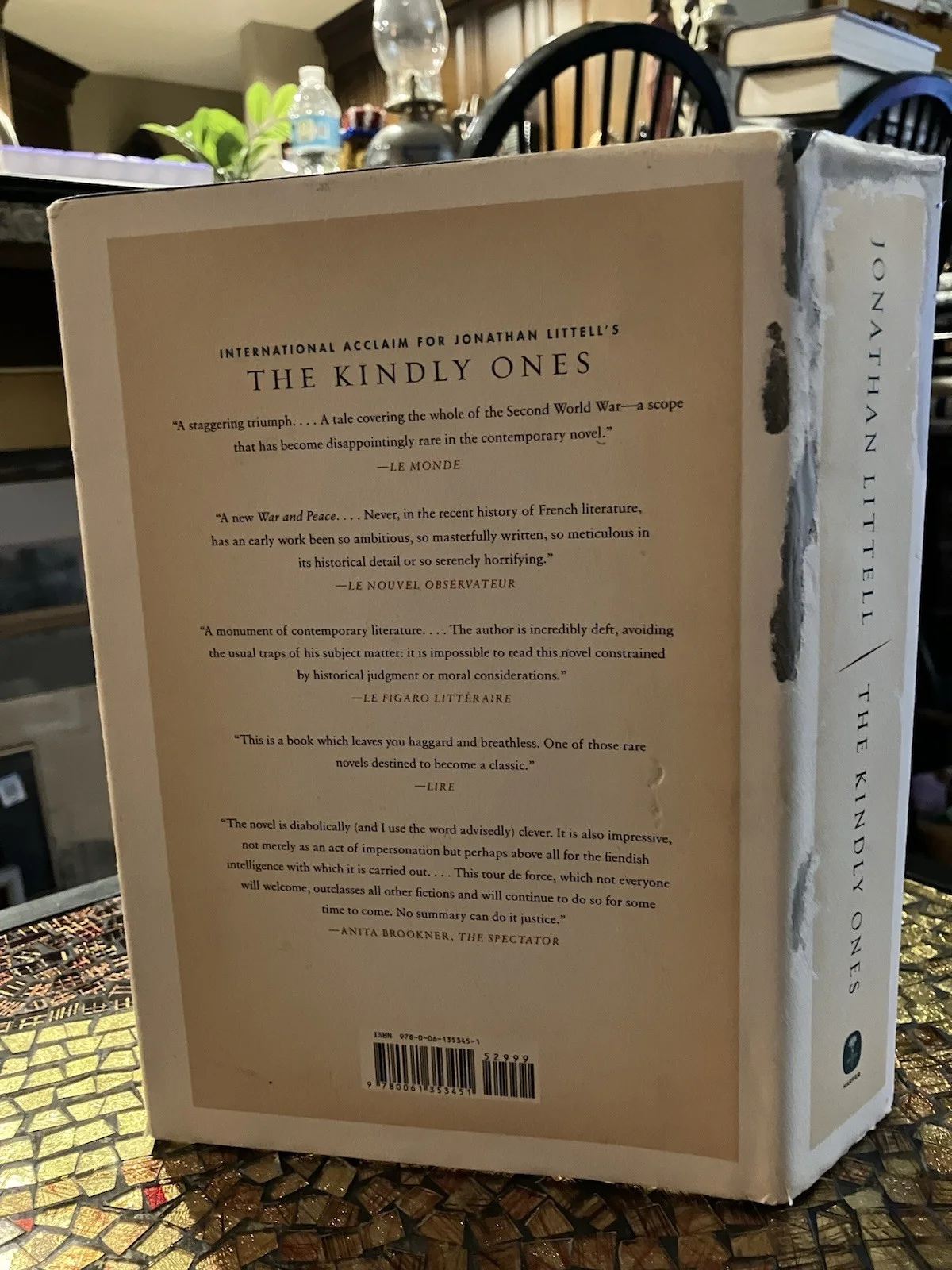 Signed Book By Jonathan Littell Special First Edition HCDJ The Kindly Ones, image 3