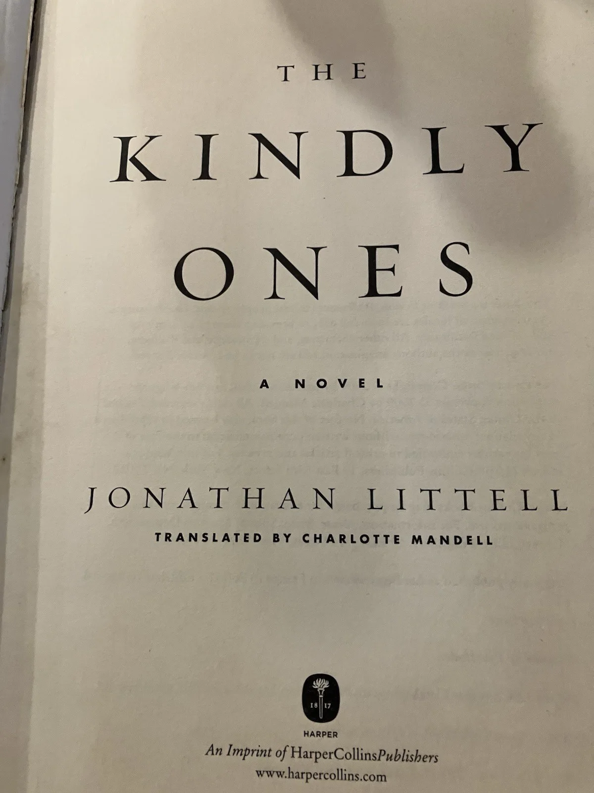 Signed Book By Jonathan Littell Special First Edition HCDJ The Kindly Ones, image 4