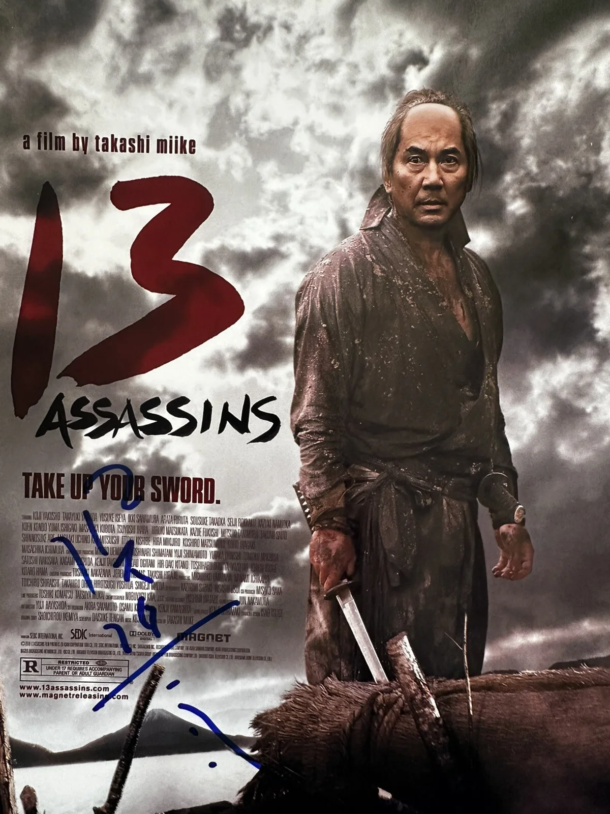 Koji Yakusho — Koji Yakusho signed 13 Assassins 8x10 Photo In Person.