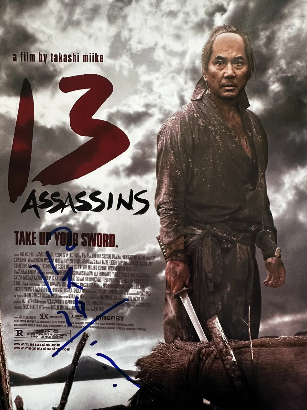 Koji Yakusho — Koji Yakusho signed 13 Assassins 8x10 Photo In Person., изображение 2