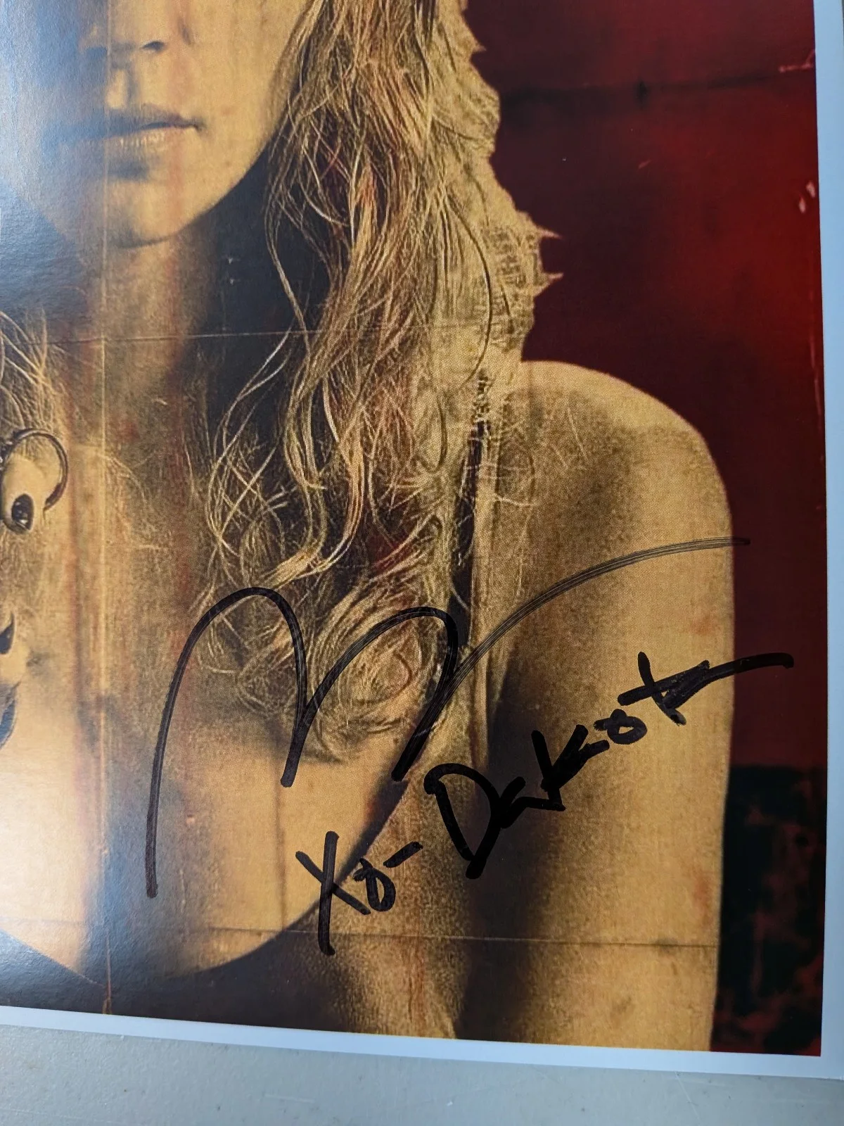 Marley SHELTON Signed Planet Terror 11x17 Movie Photo Poster Inscription JSA C, изображение 2