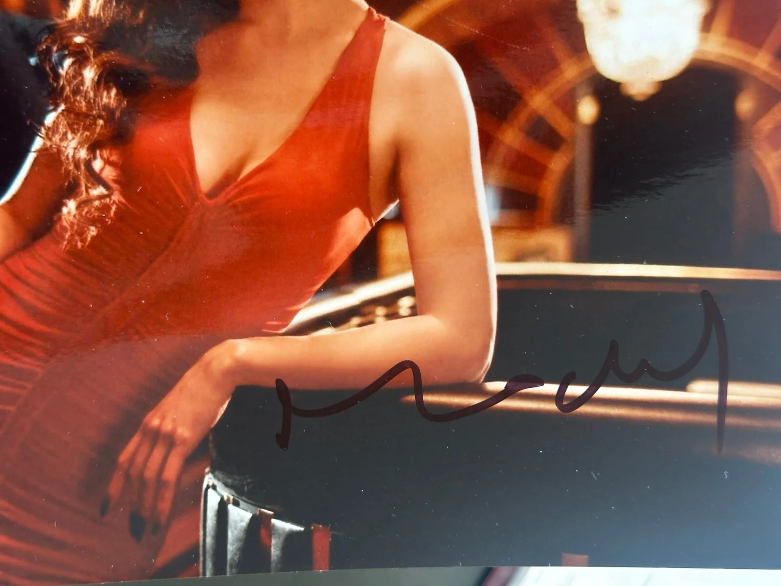 Berenice Marlohe — Berenice Marlohe signed Skyfall 8x10 photo In Person Proof. Daniel Craig Bond, изображение 3