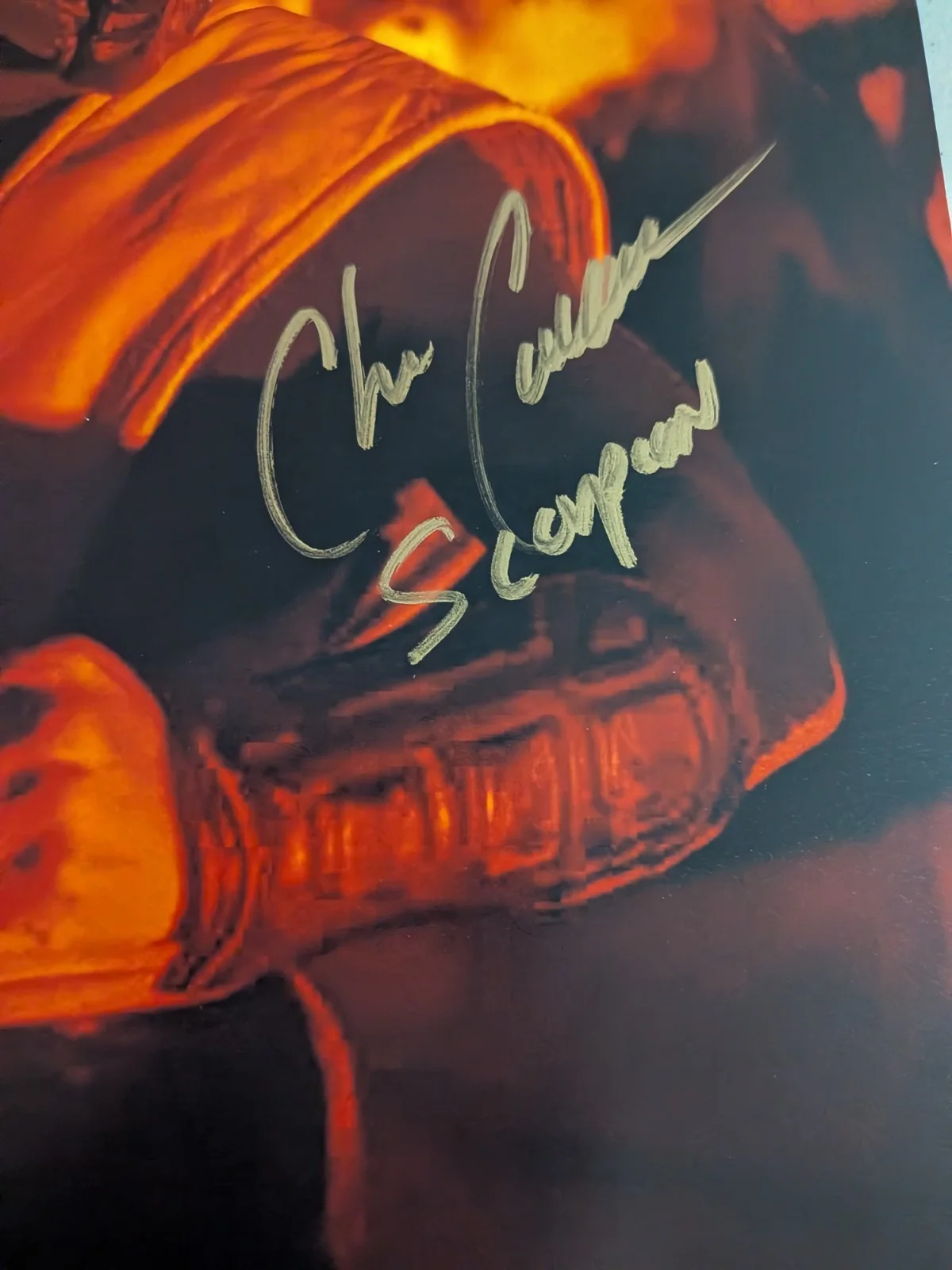 CHRIS CASAMASSA Signed 8x10 Photo Scorpion Mortal Combat Autograph JSA COA, изображение 2