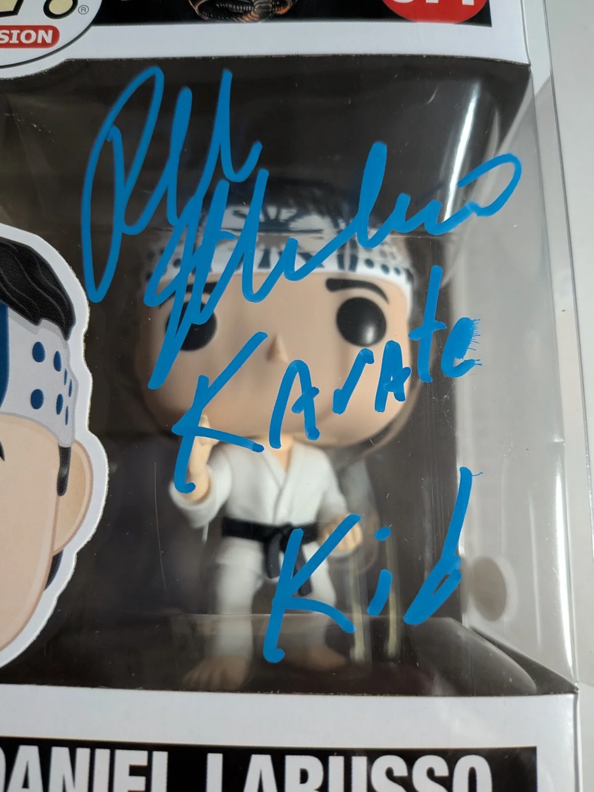Ralph Macchio — RALPH MACCHIO Signed FUNKO POP THE KARATE KID Autograph COBRA KAI JSA COA, изображение 2
