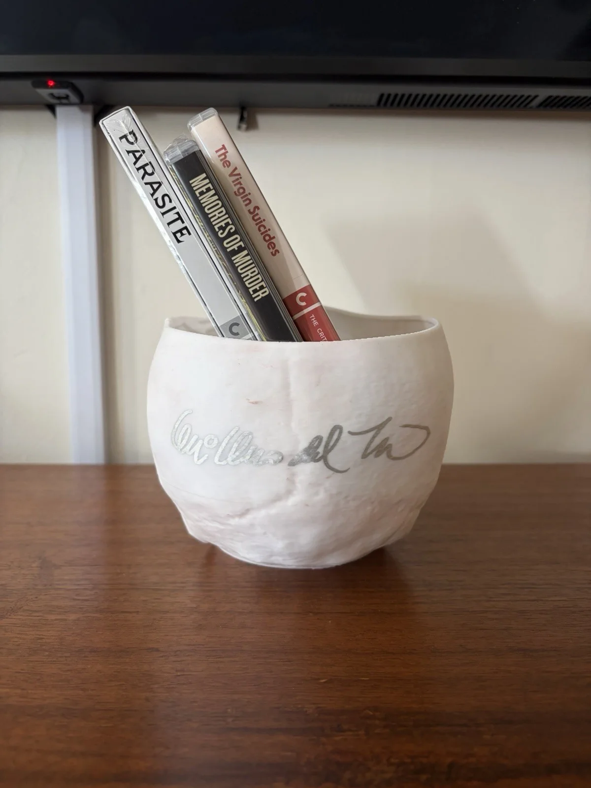 FRANKENSTEIN POPCORN SKULL SIGNED BY GUIILERMO DEL TORO., image 4