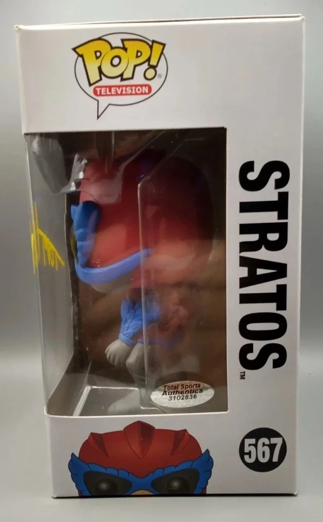 TOM COOK — Tom Cook Signed Autographed Funko Pop Stratos #567 COA 33102836 AUTO, изображение 3