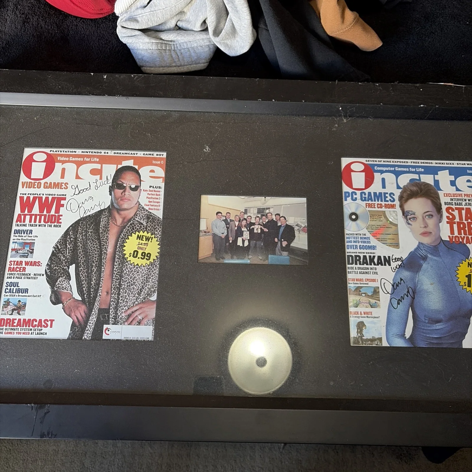 Framed Dwayne The Rock Johnson Autographed Magazines, image 4