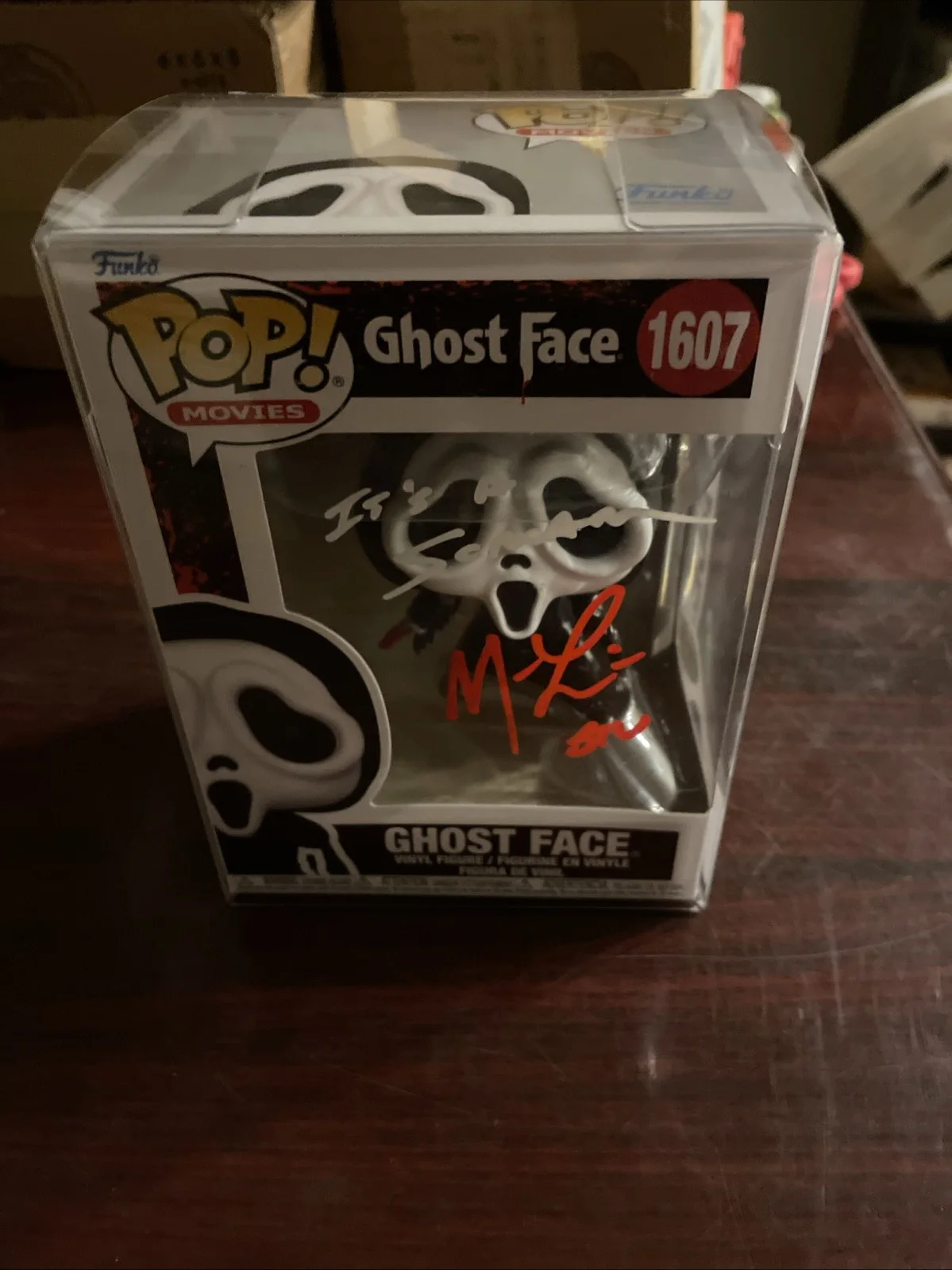Matthew Lillard — Matthew Lillard Signed Funko Pop #1607 Ghostface Autograph JSA COA Scream, image 5