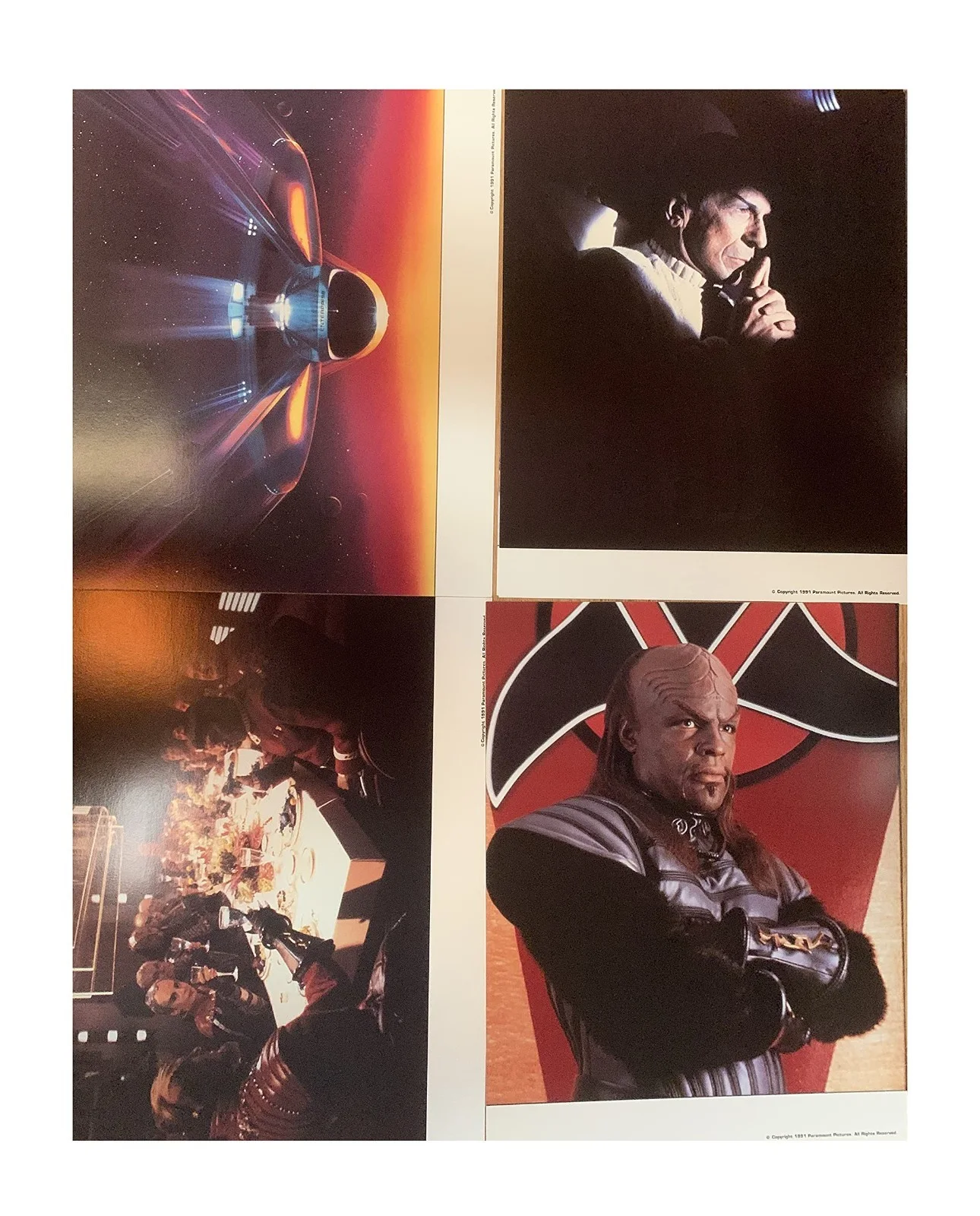 Star Trek VI The Undiscovered Country Collectors Ed Set Of 8 Lobby Movie Cards, изображение 3