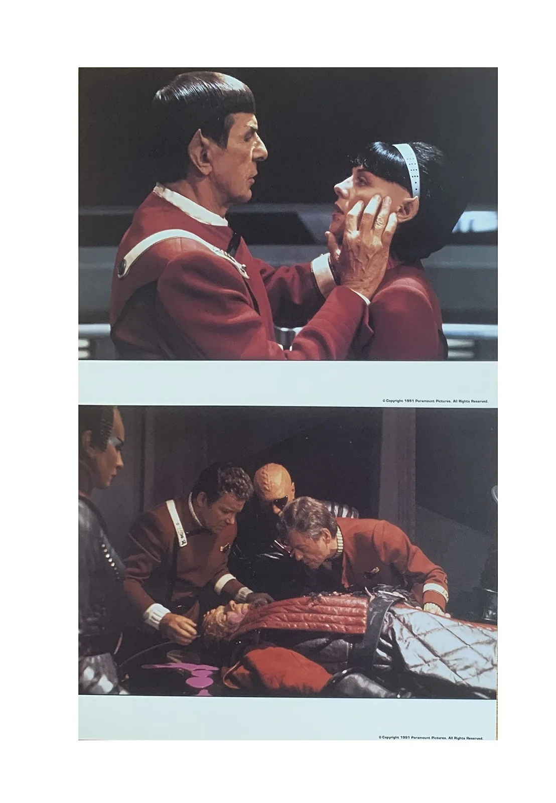 Star Trek VI The Undiscovered Country Collectors Ed Set Of 8 Lobby Movie Cards, изображение 4