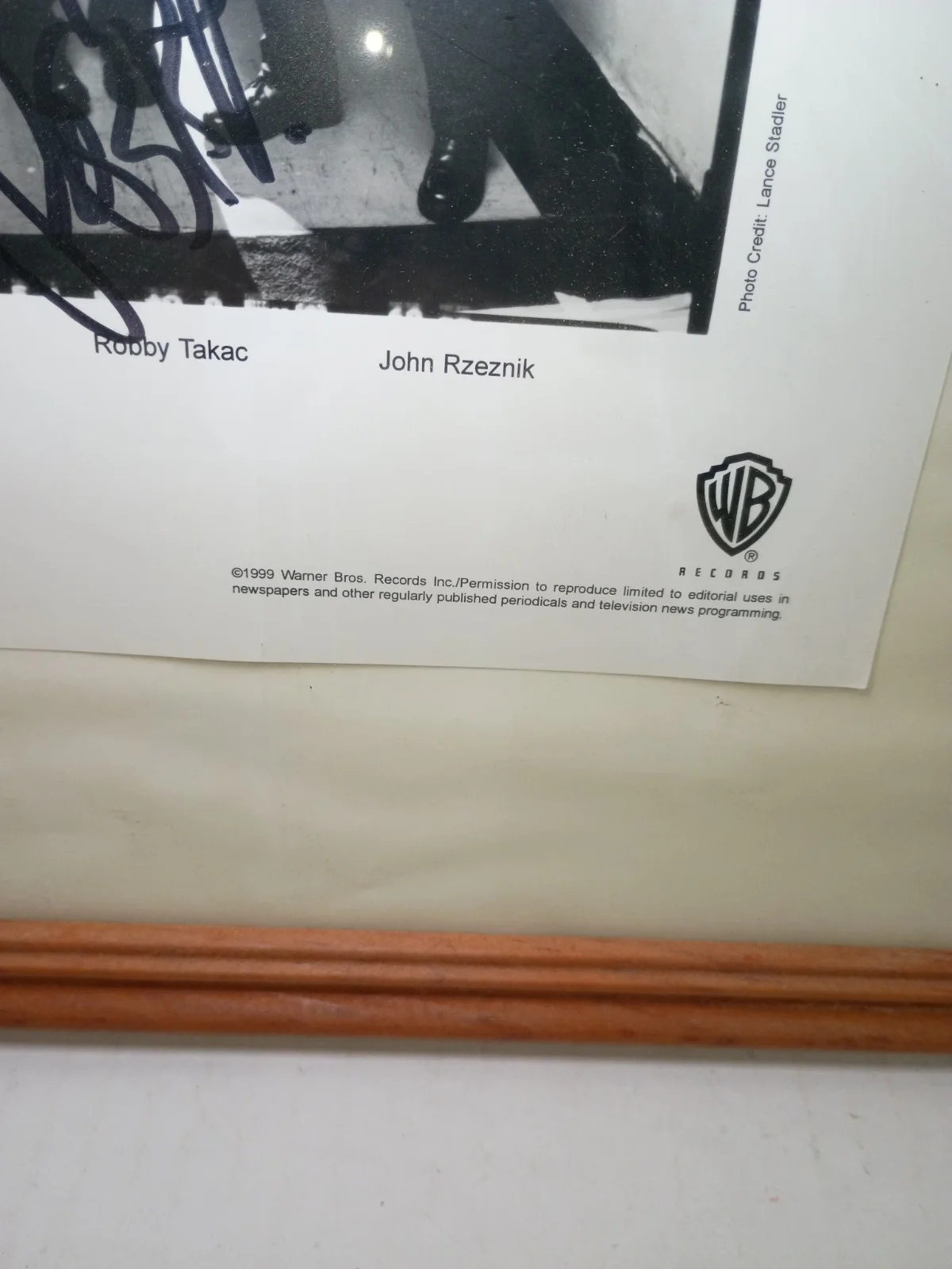 1999 Goo Goo Dolls Band Signed Framed Photo, изображение 3