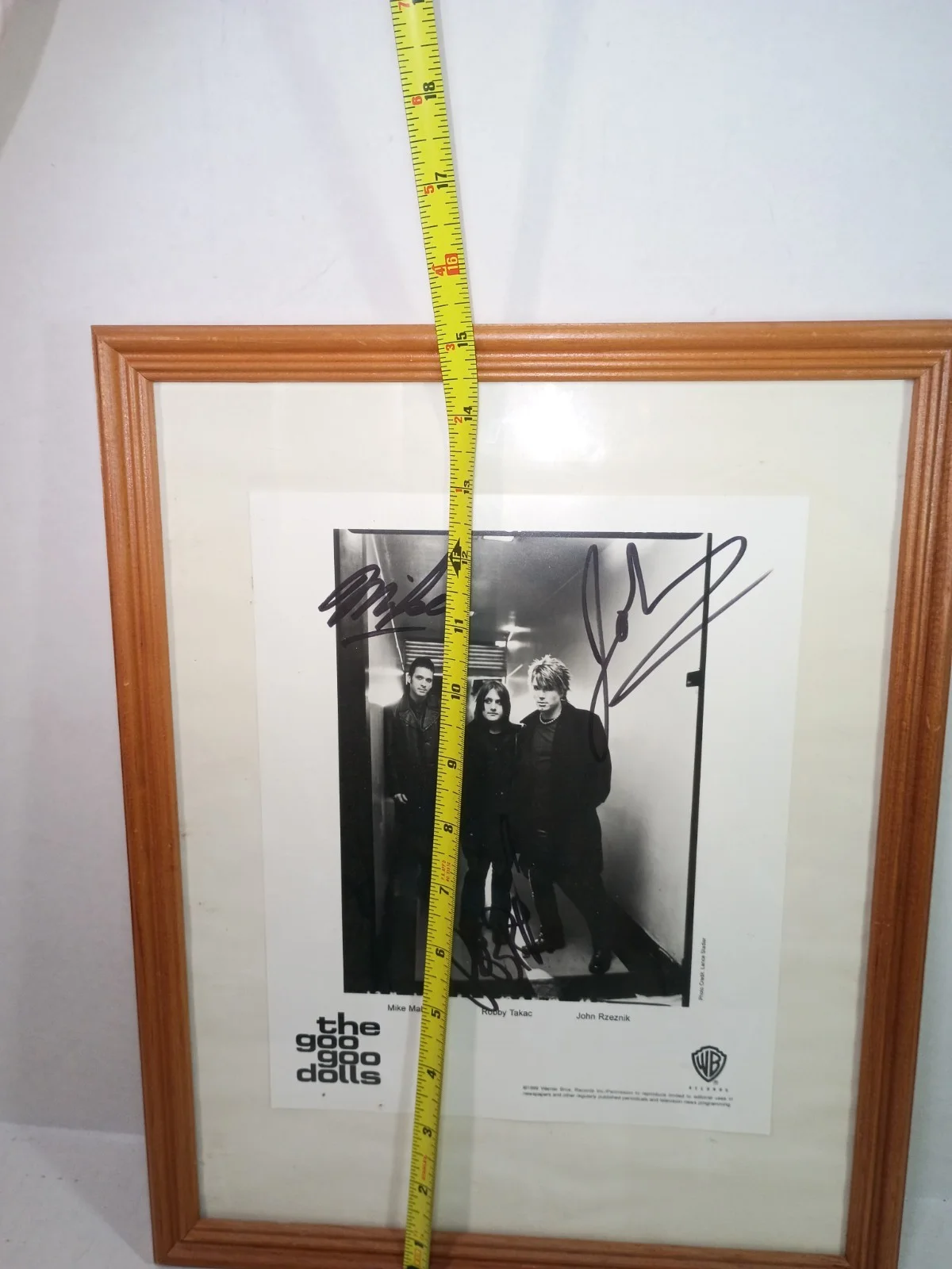 1999 Goo Goo Dolls Band Signed Framed Photo, изображение 4