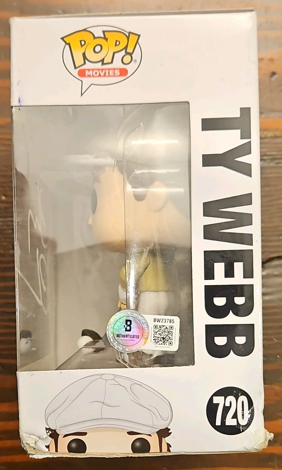 Chevy Chase — Funko Pop Ty Webb Caddyshack #720 Beckett Certified Chevy Chase Autographed, image 2