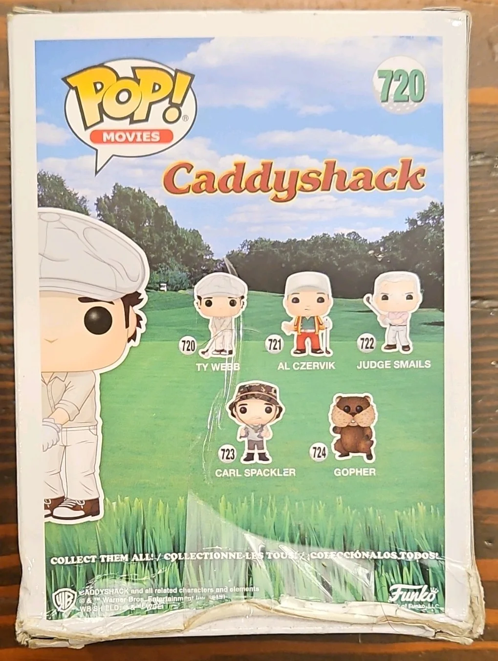Chevy Chase — Funko Pop Ty Webb Caddyshack #720 Beckett Certified Chevy Chase Autographed, image 3